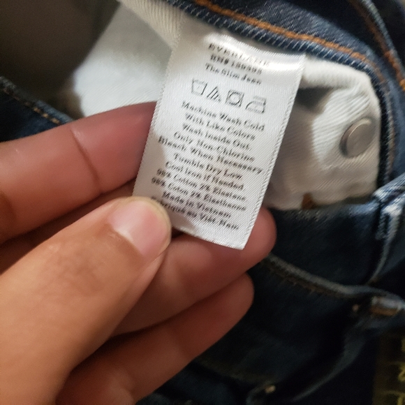 Everlane Men's The Slim Jean Size 30x32 Blue - Picture 9 of 9